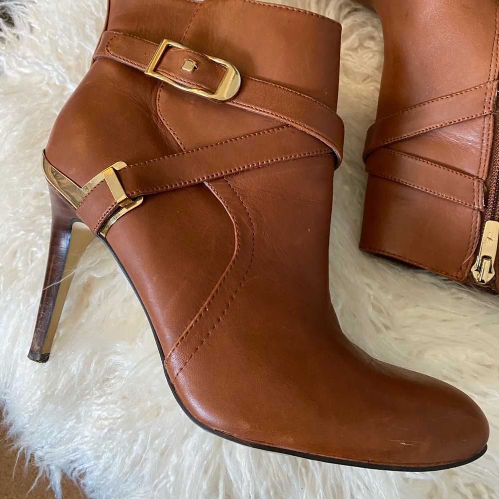 Marc Fisher Cognac Booties - image 4